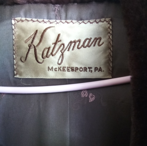 Katzman Fur (?) Coat Rust Brown - Picture 5 of 9